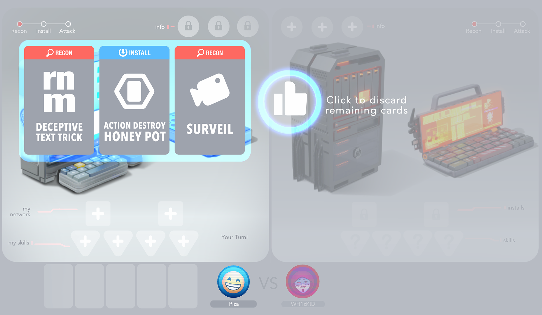 inCyt game screen.
