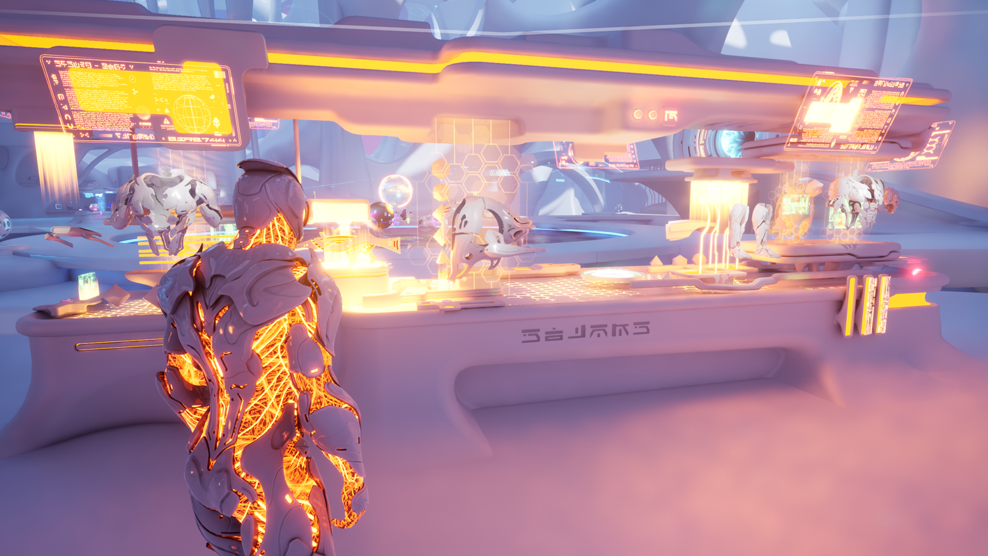 Player at Spark table