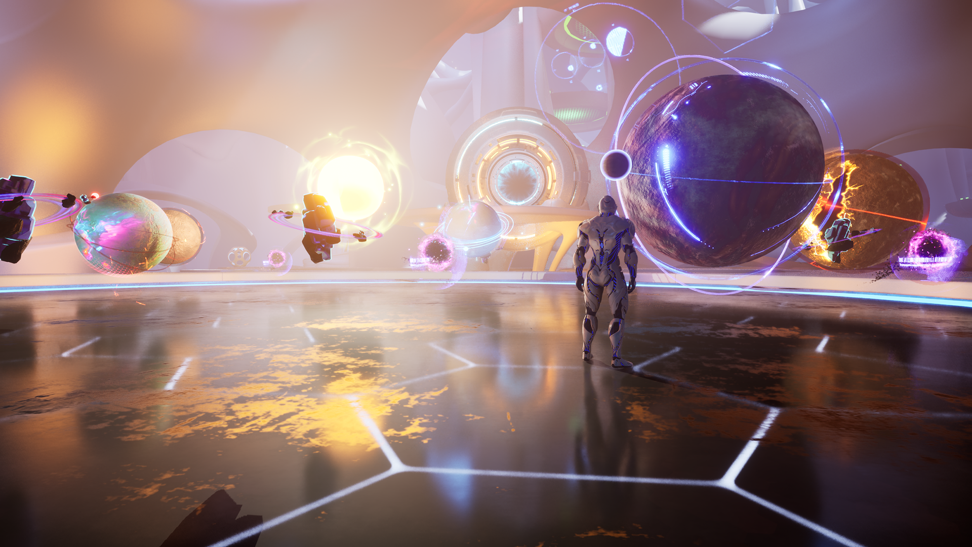 In game screen shot of the solar system map.