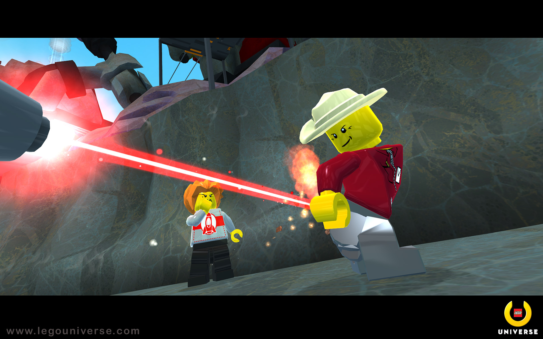LEGO minifigs screen shot from LEGO Universe