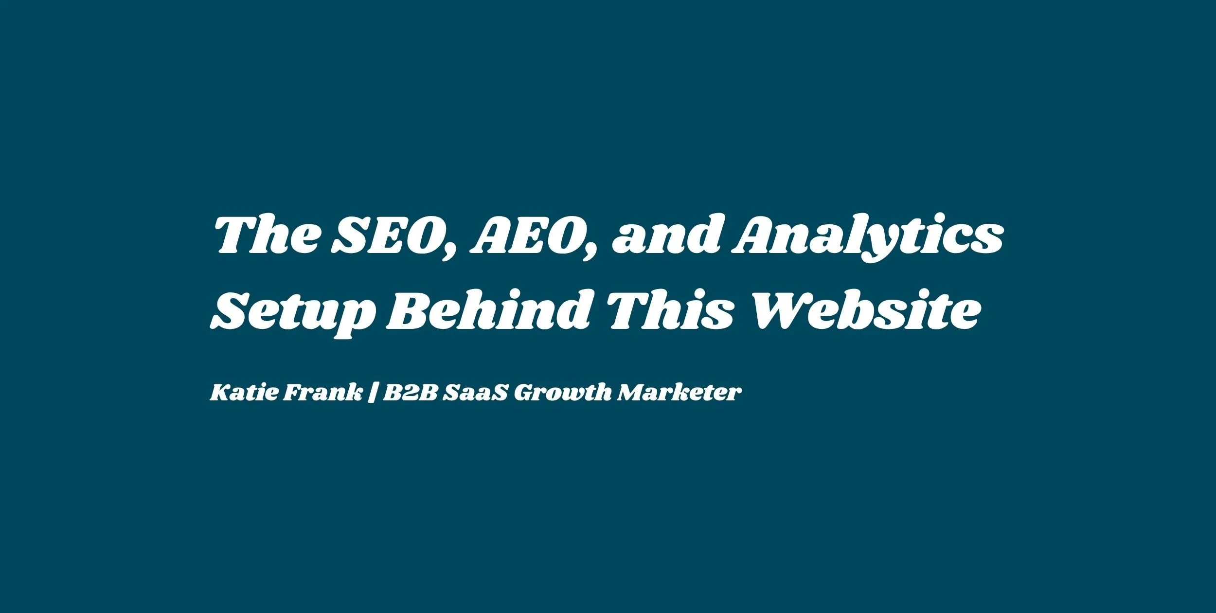 How to Make Your Website Visible to Both Google and AI