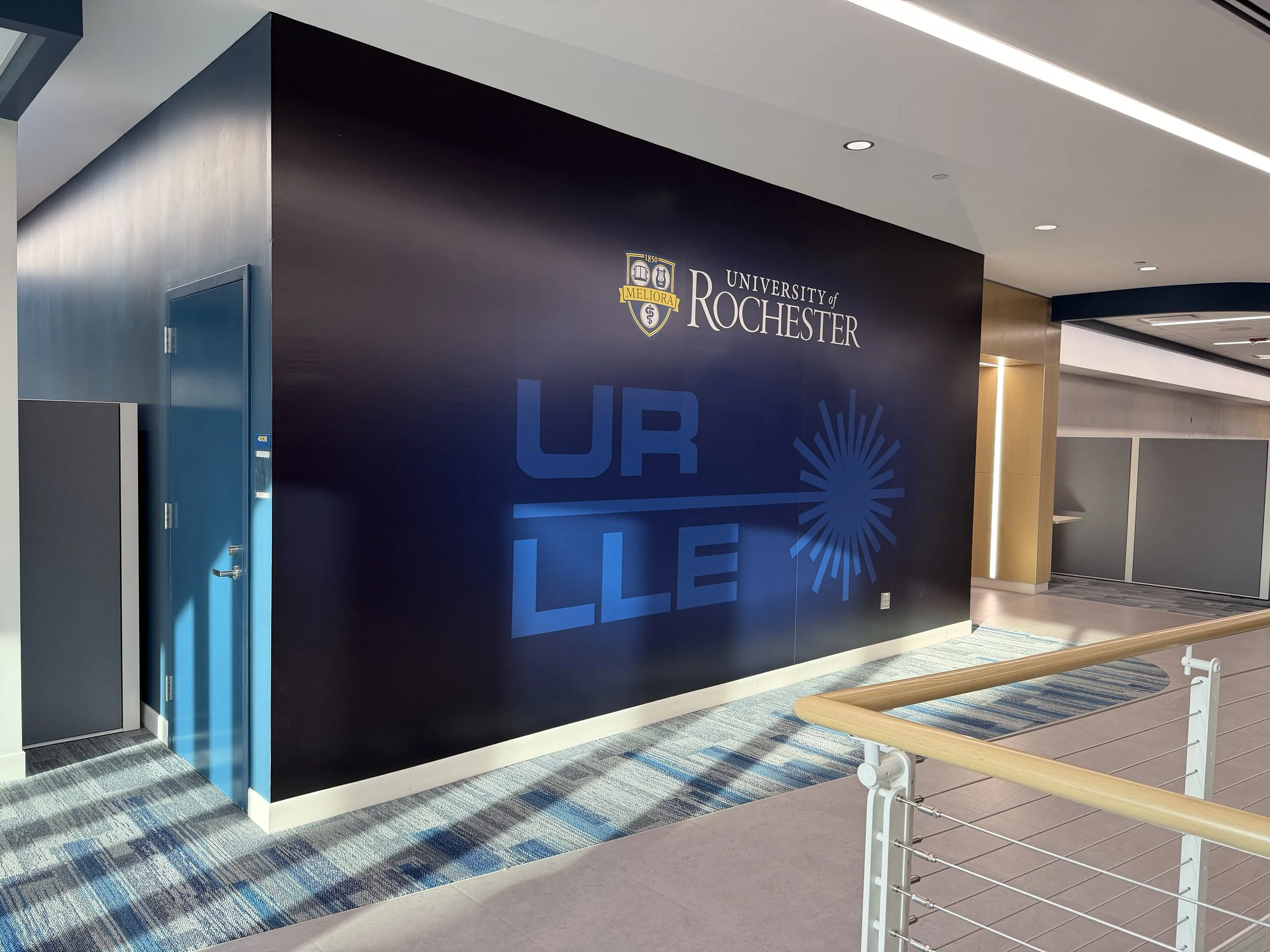 Designed and directed the installation of this custom branding wall, working closely with vendors to create a permanent backdrop for photography, events, and institutional media.