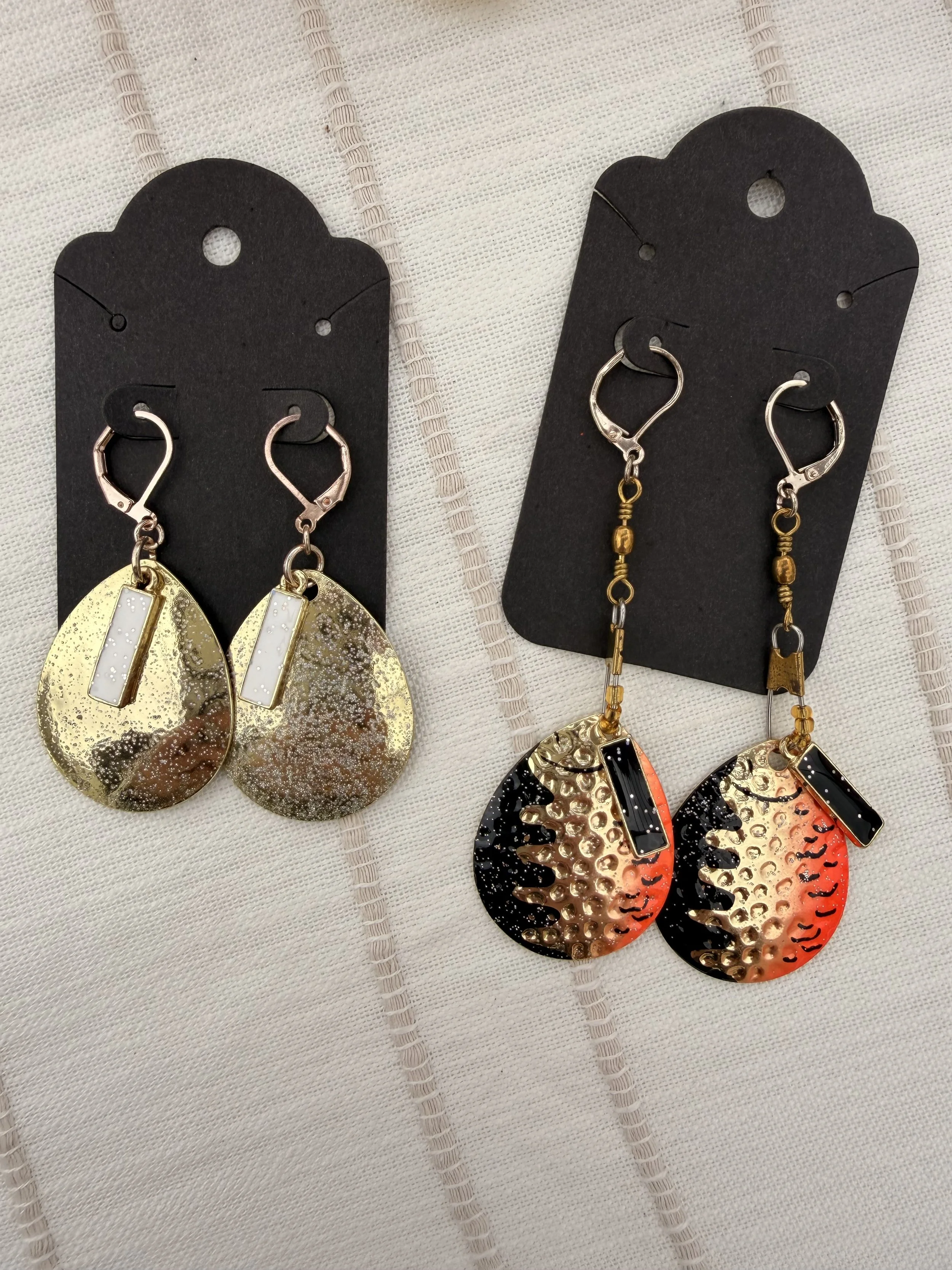 Large Dangle Fishing Lure Earrings