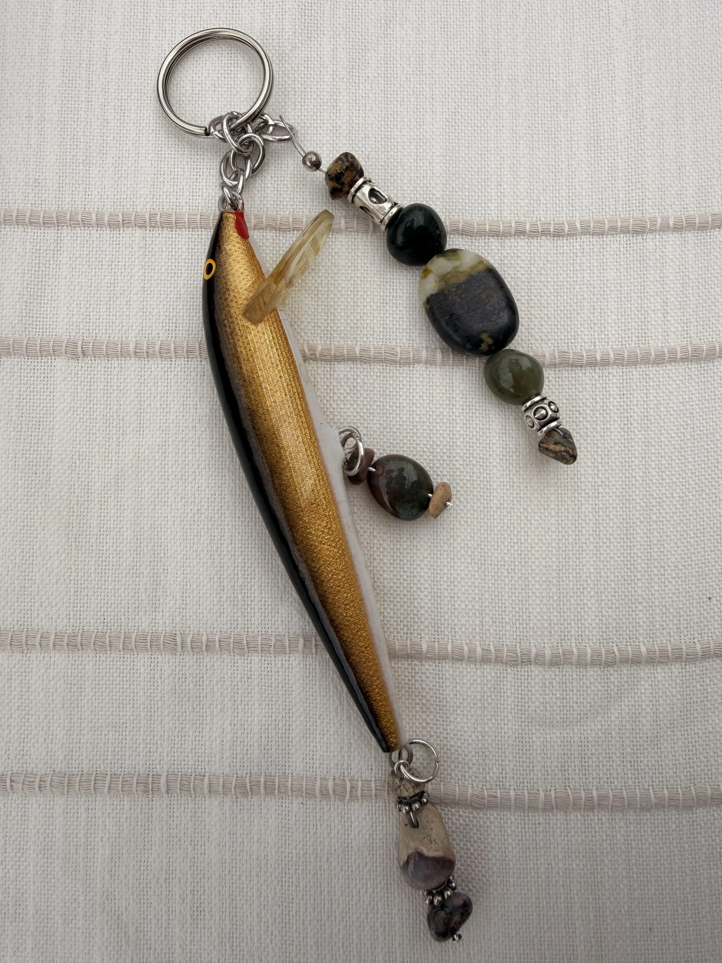 Rock Fishing Lure Keychain