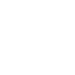 Certification or achievement badge with a checkmark inside a ribboned badge shape