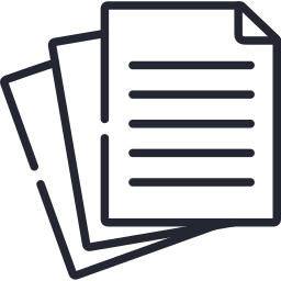 Stack of documents or papers.