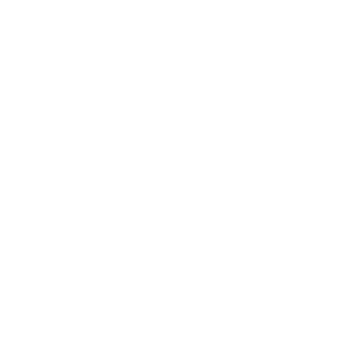 Icon of a phone receiver inside a white circle on a black background.