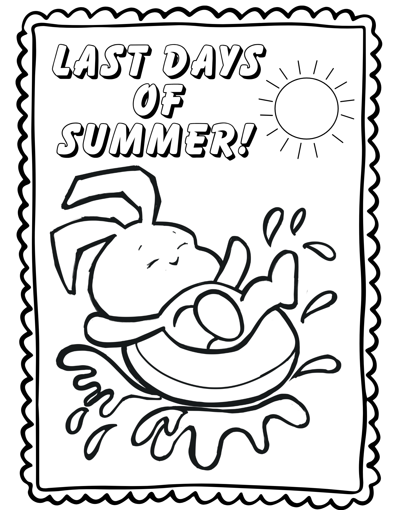 Keeng's End of Summer DIGITAL PRINTABLE - FREE