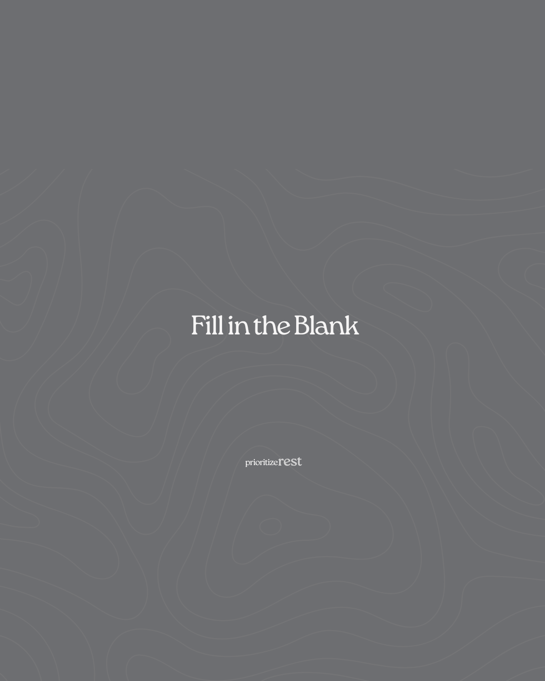 Fill in the Blank