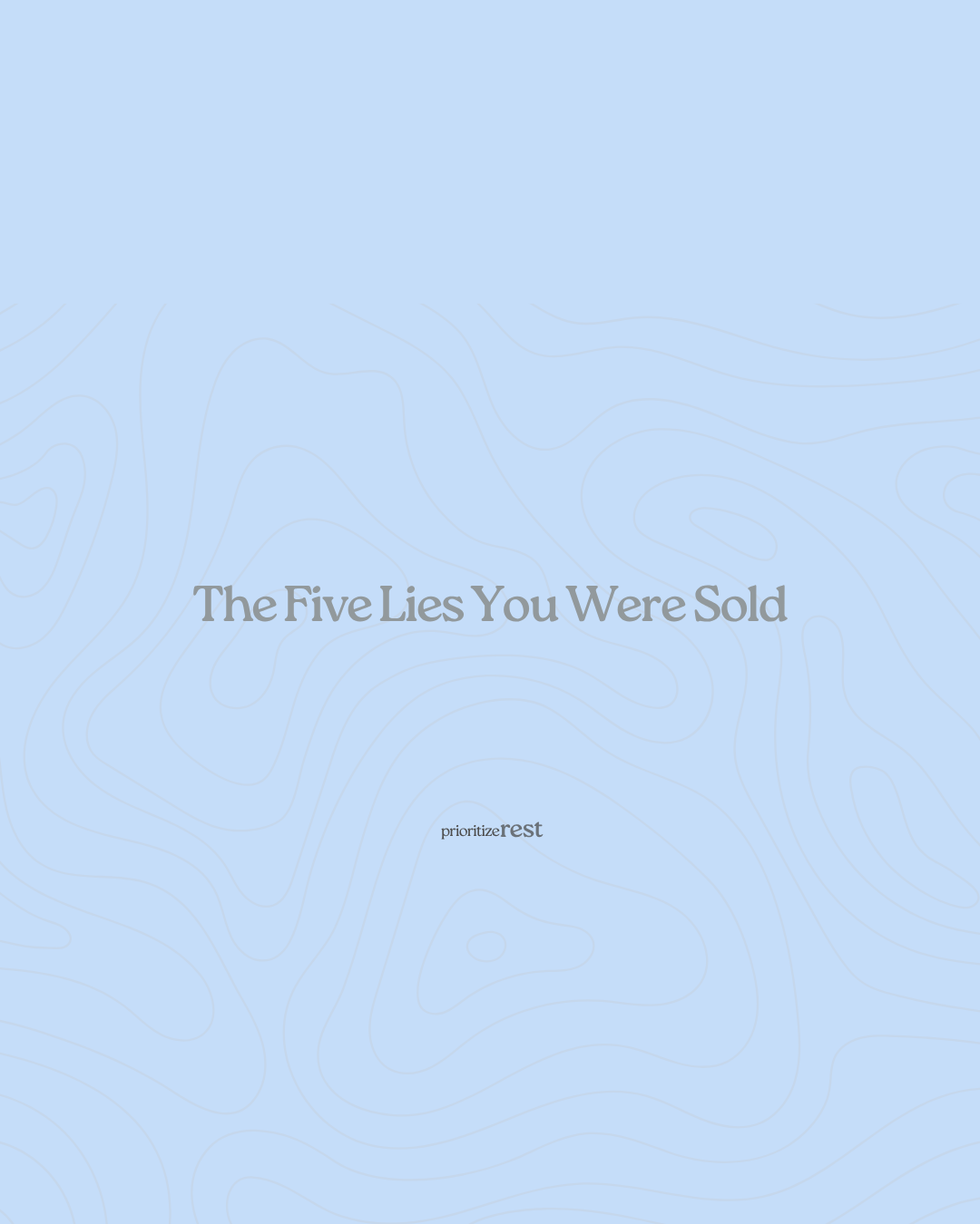 The Five Lies You Were Sold