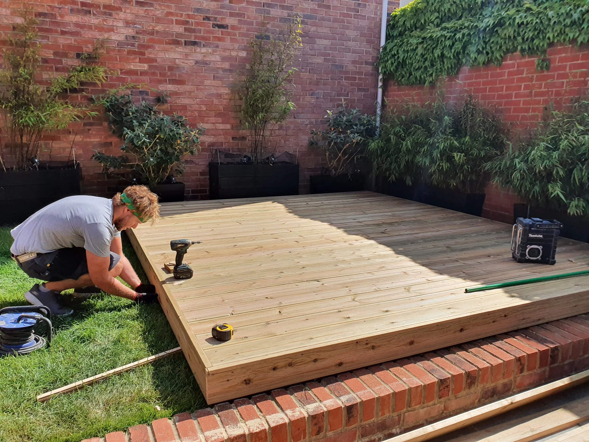 Garden decking