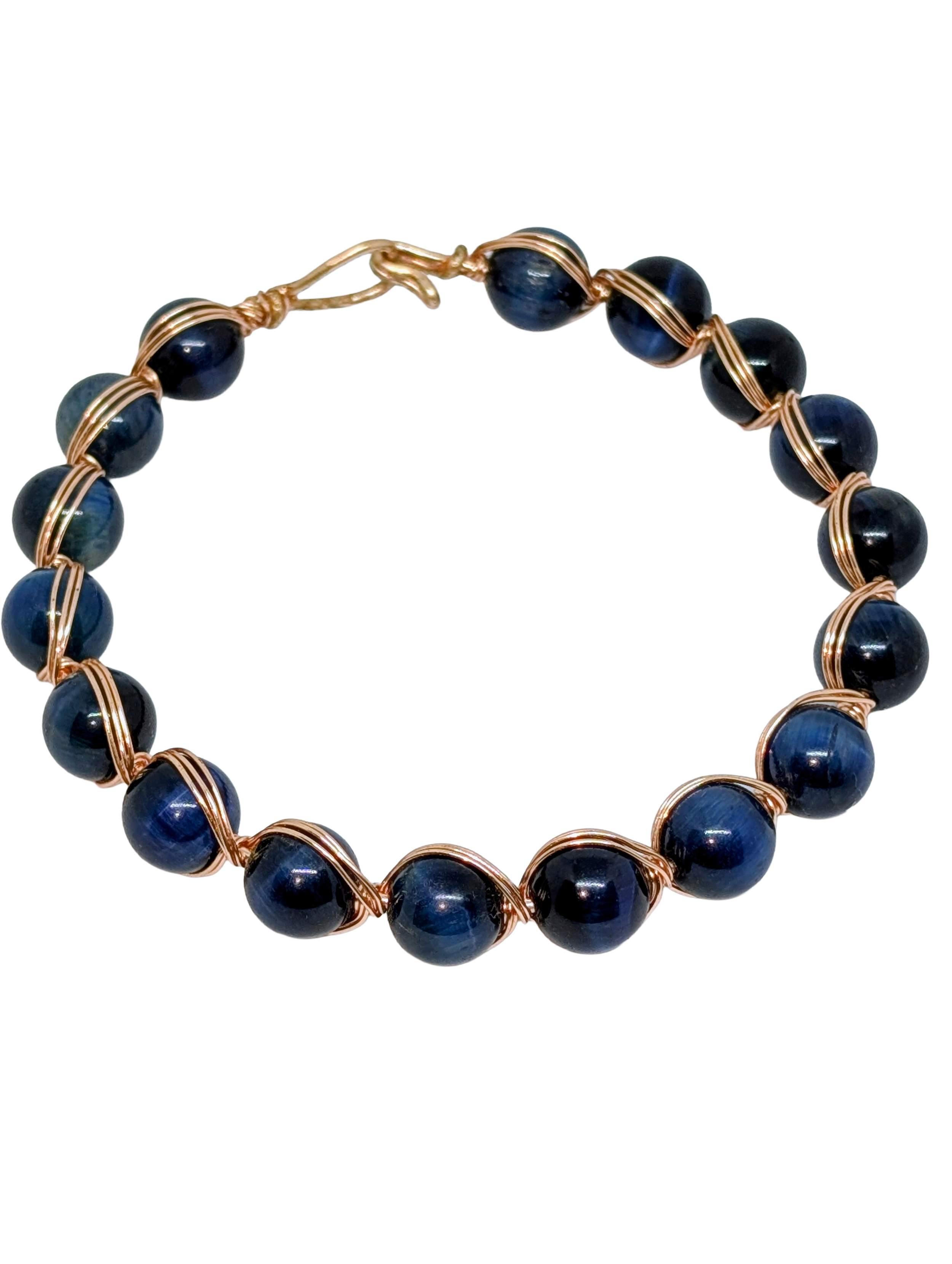 Blue Tigers Eye & Amethys