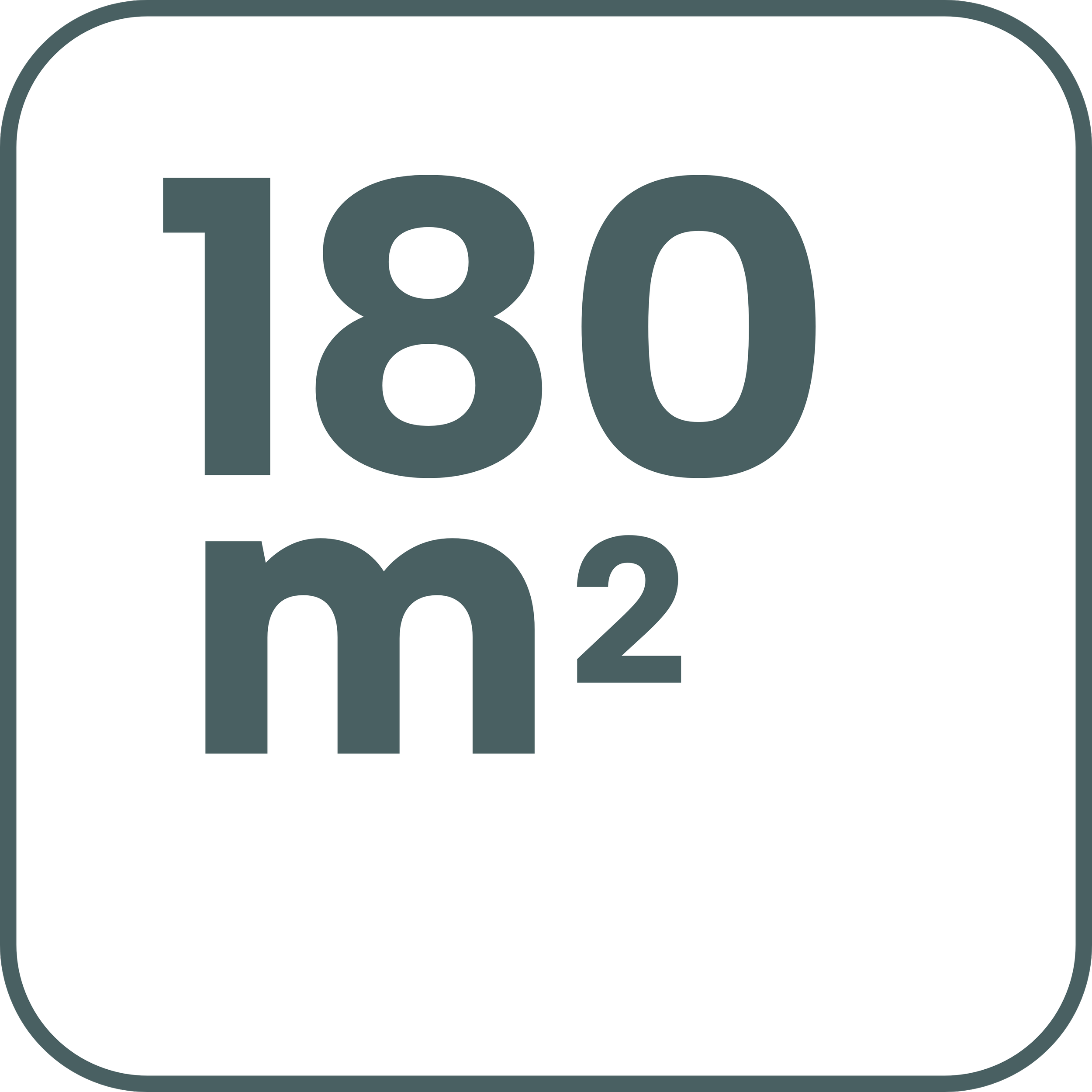 Un grand chiffre 180 en gris foncé sur un fond blanc avec un contour gris foncé.