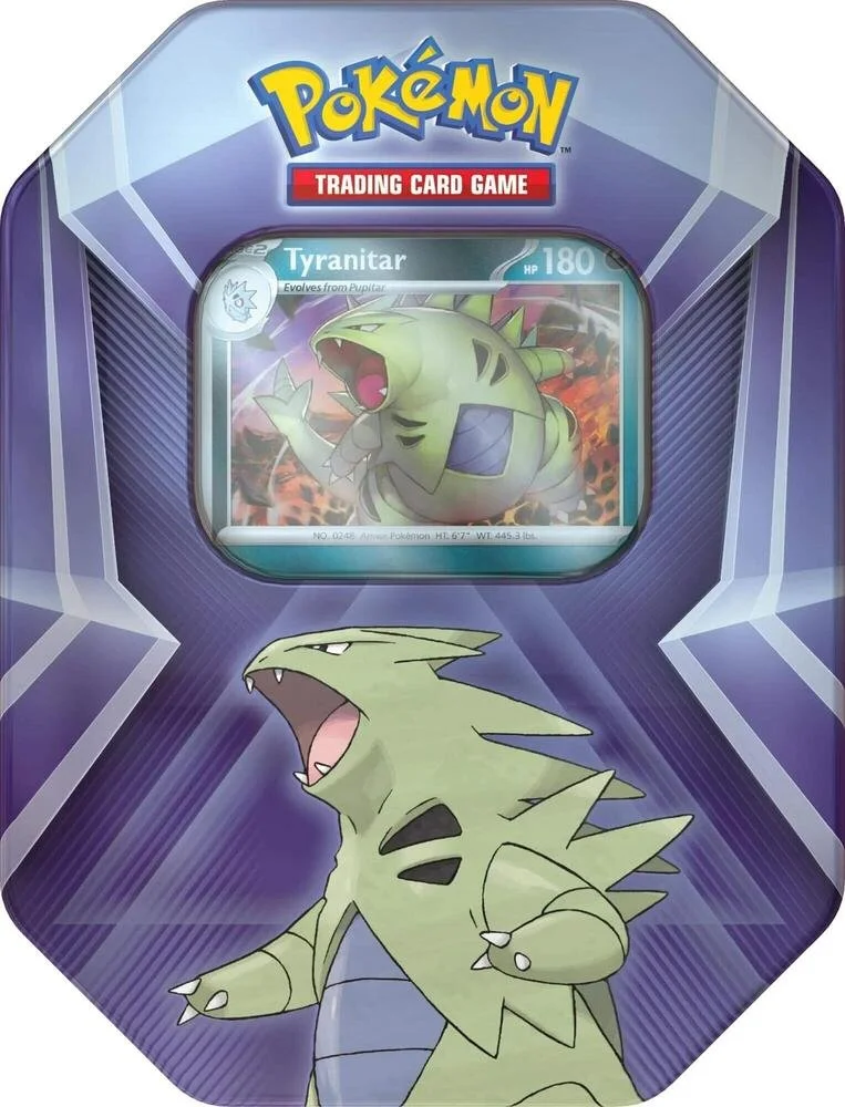 Triple Whammy Tin - Tyranitar Pokémon Card Collection