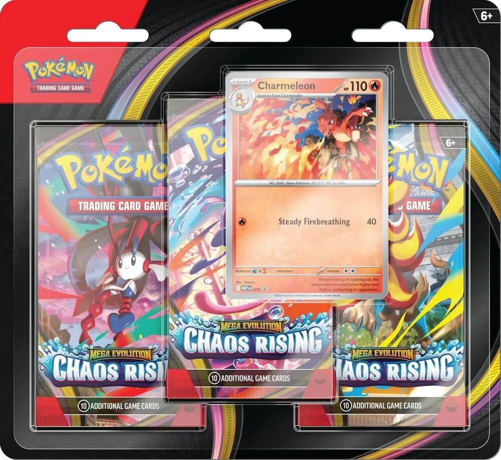 Chaos Rising 3-Pack Blister featuring Charmeleon