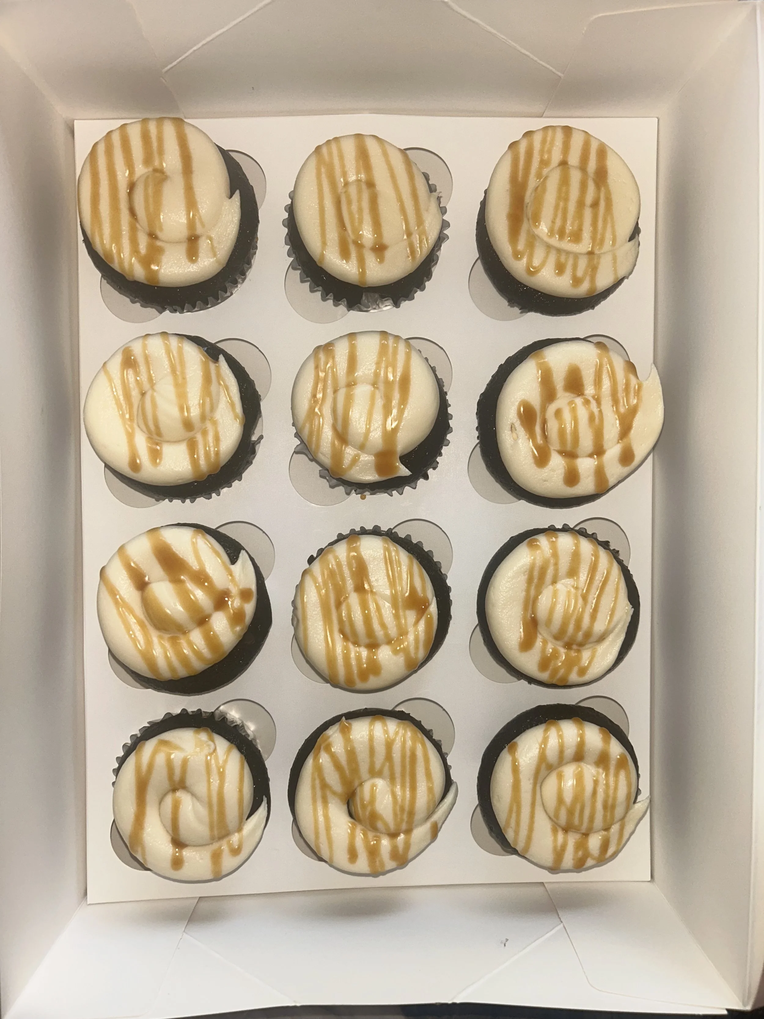 Salted Carmel Fudge Cupcake