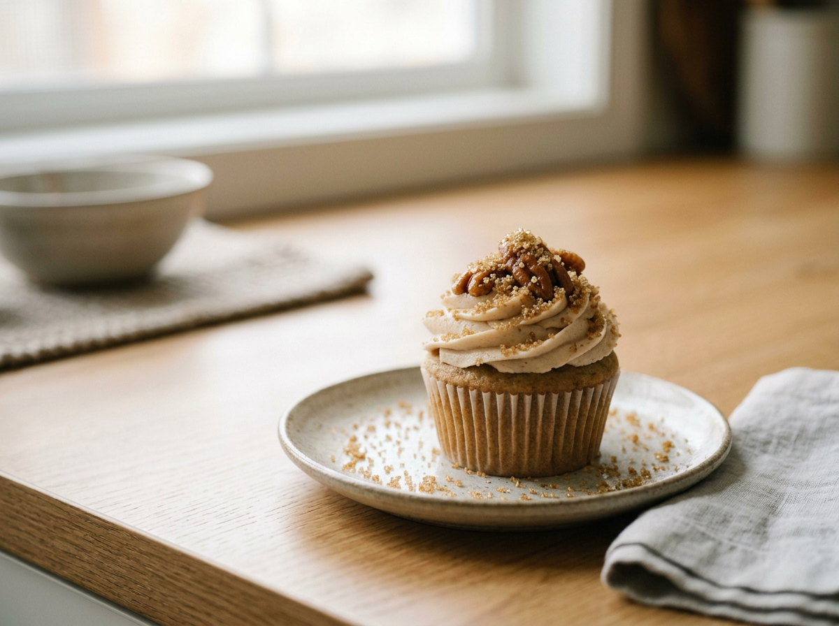 Maple Pecan Cupcake