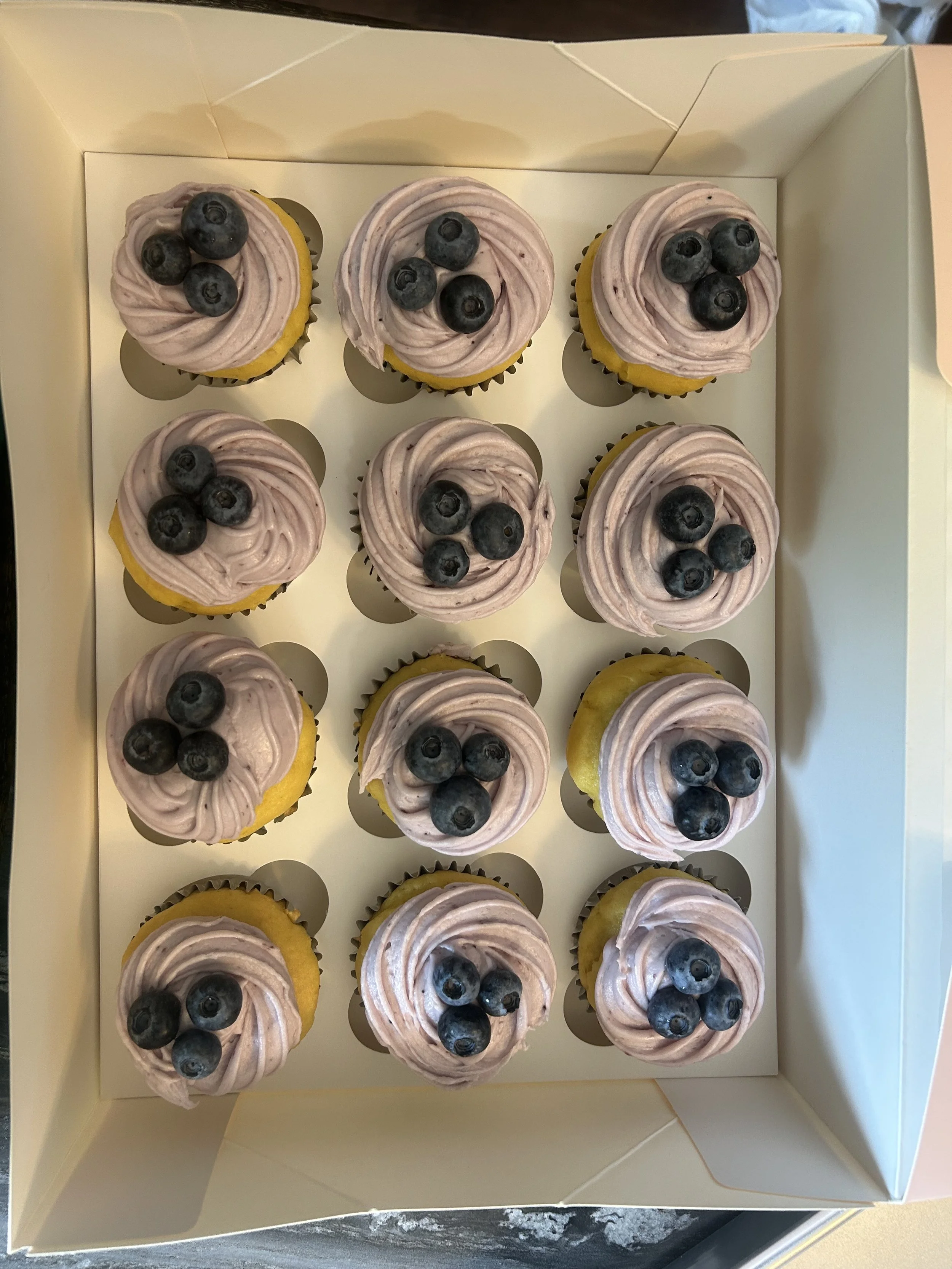 Blueberry Lemon Cupcake