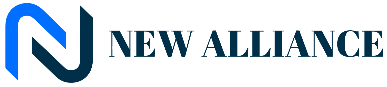Logo of New Alliance with a stylized 'N' in a blue and black color scheme.