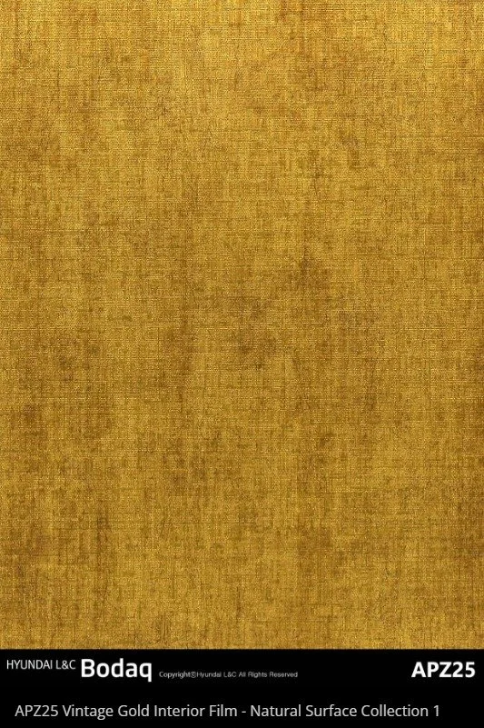 APZ25 Vintage Gold Interior Film – Natural Surface Collection