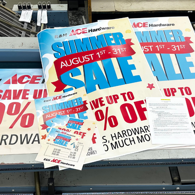 Behind E&amp;H Ace Hardware's Summer Sale: A Multi-Location Retail Print Campaign