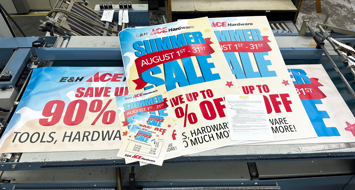 retail print campaign