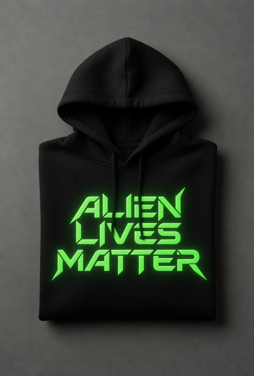 LIMITED EDITION Futuristic Black Hoodie