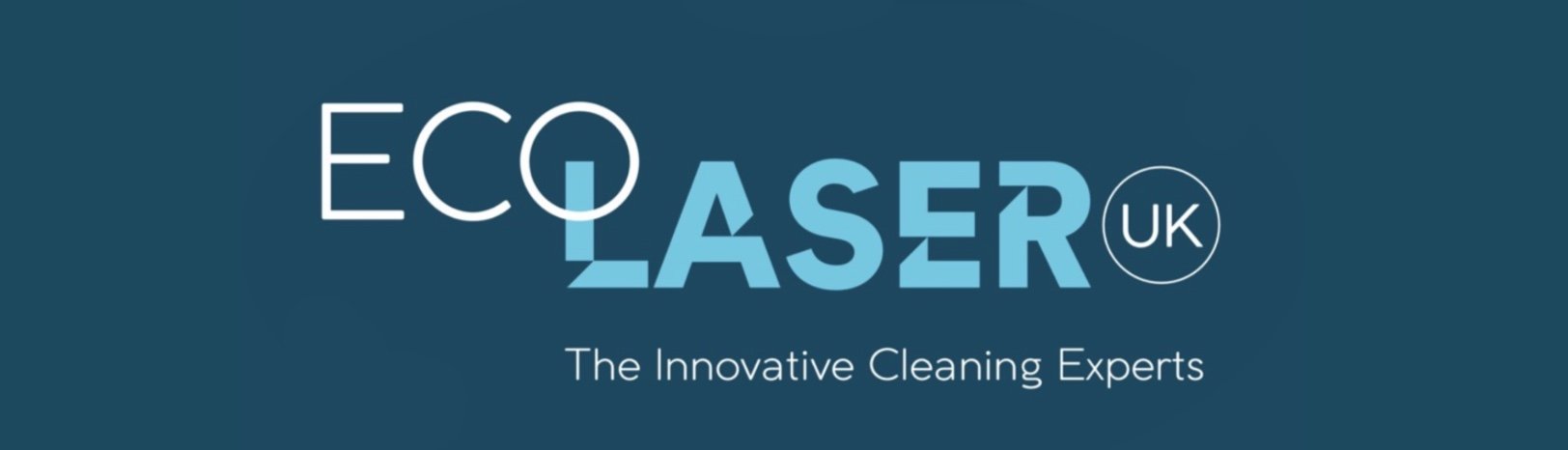 Logo for Eco Laser UK with slogan 'The Innovative Cleaning Experts'.