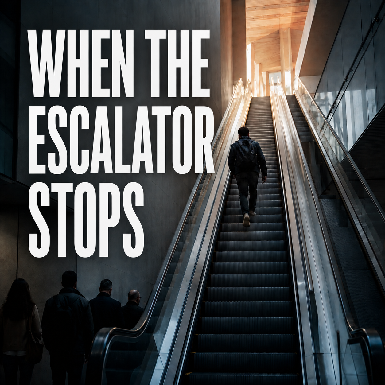 When the Escalator Stops: Keep Moving Forward