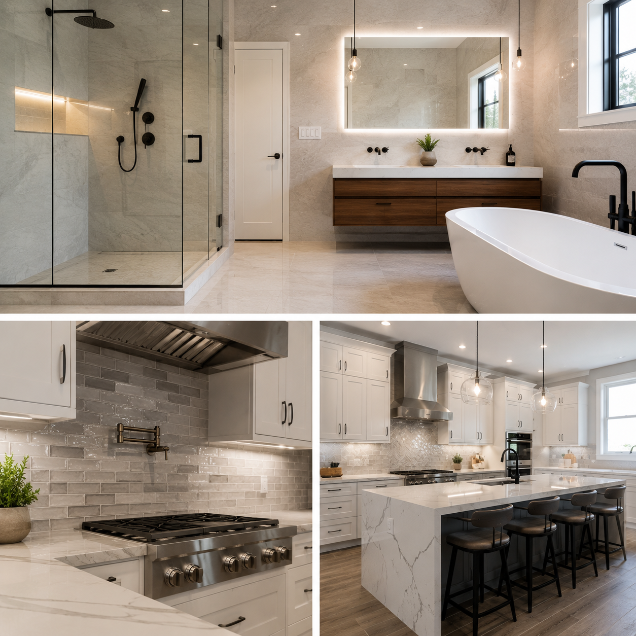 Professional tile installation and replacement service in Palatine, Illinois by Singh Makeovers