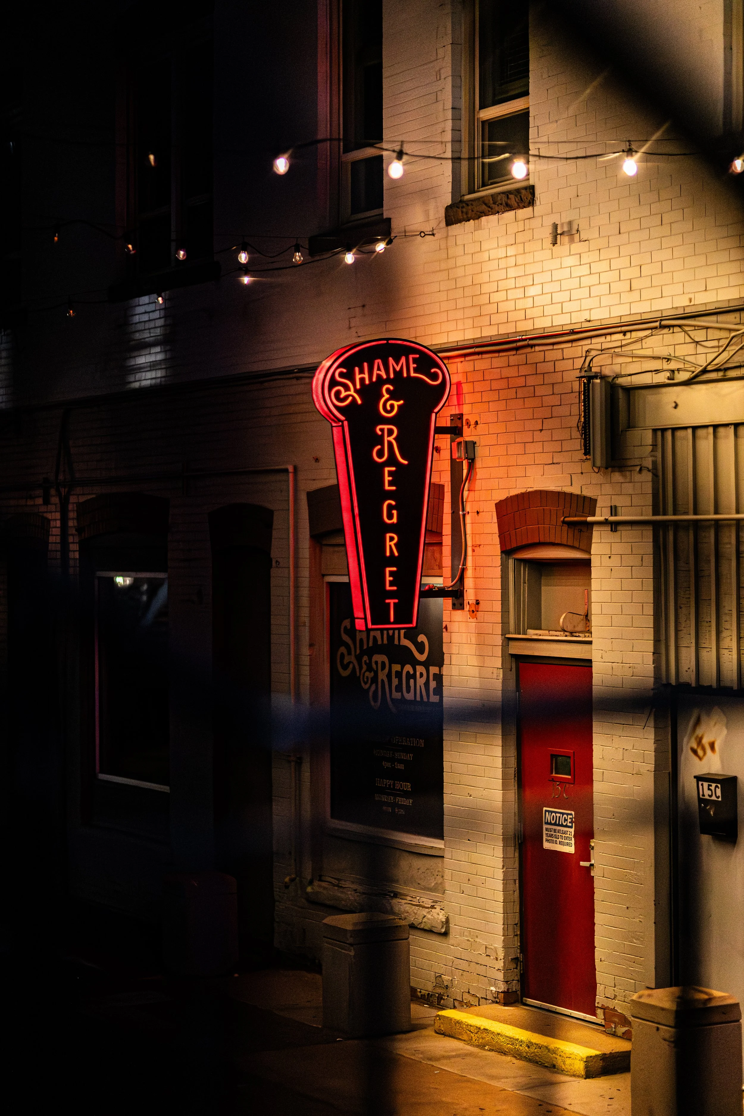 Shame and Regret - Hospitality Photography