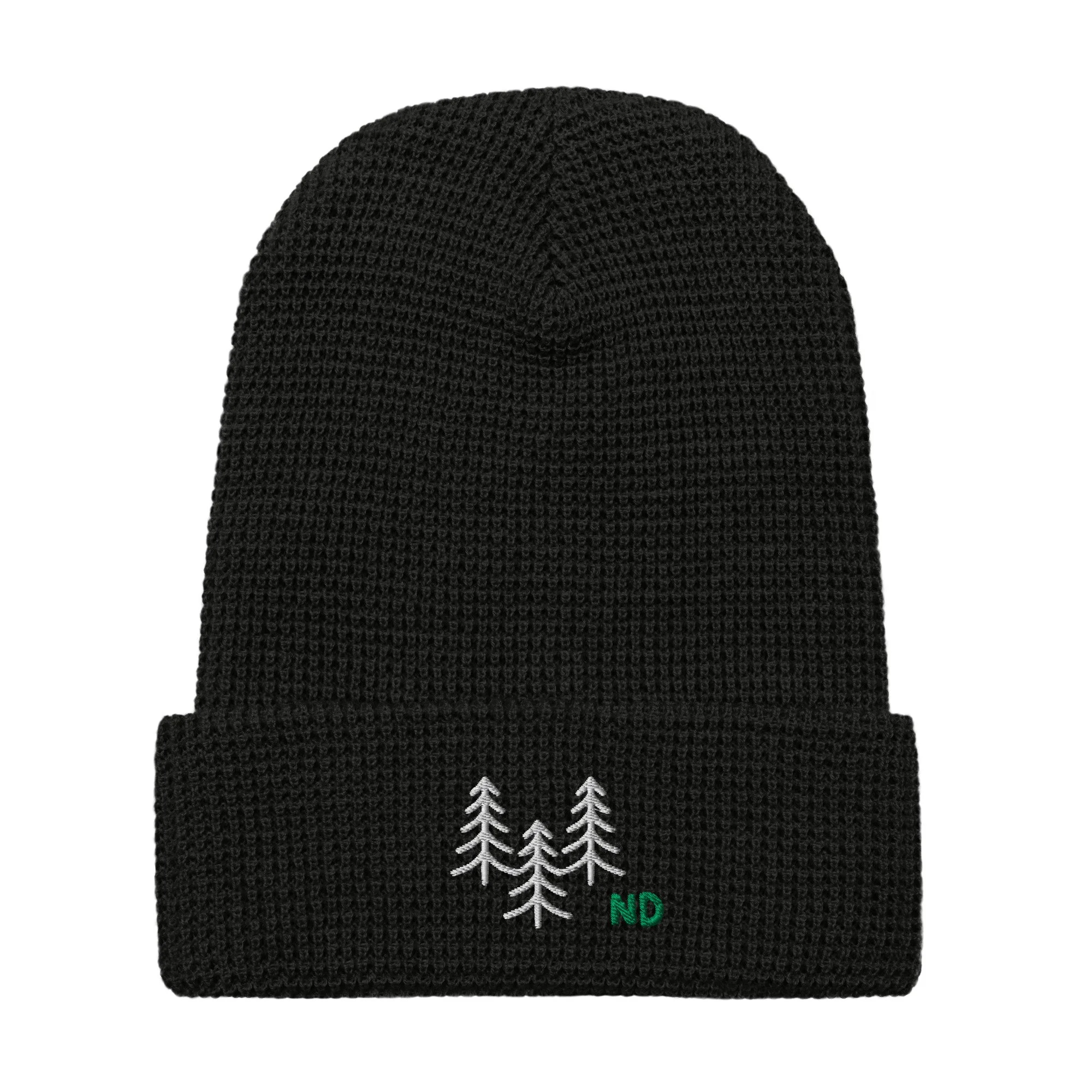 Forest waffle beanie
