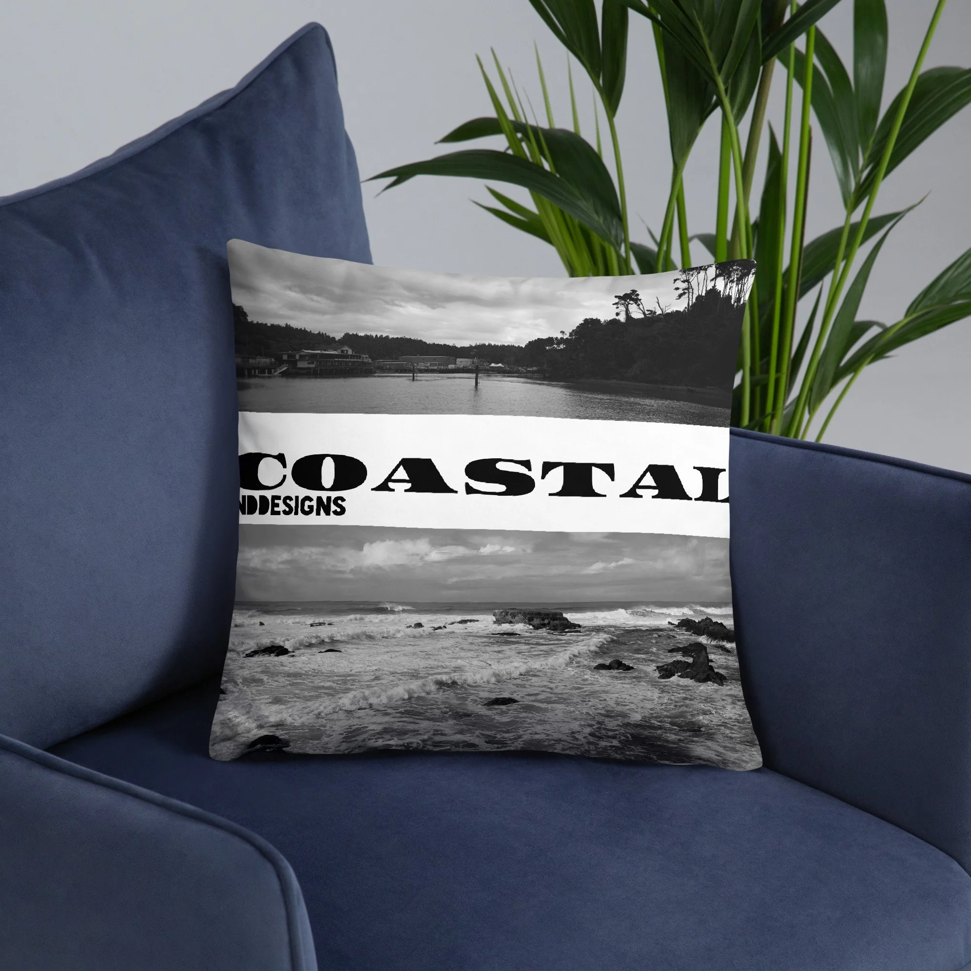N*D Designs Coastal Pillow