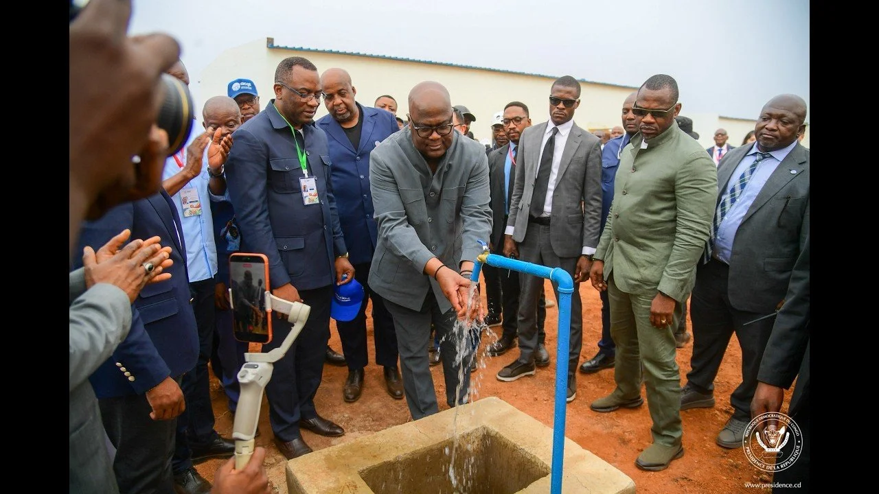 Kamina : enfin l'eau est là, après des décennies