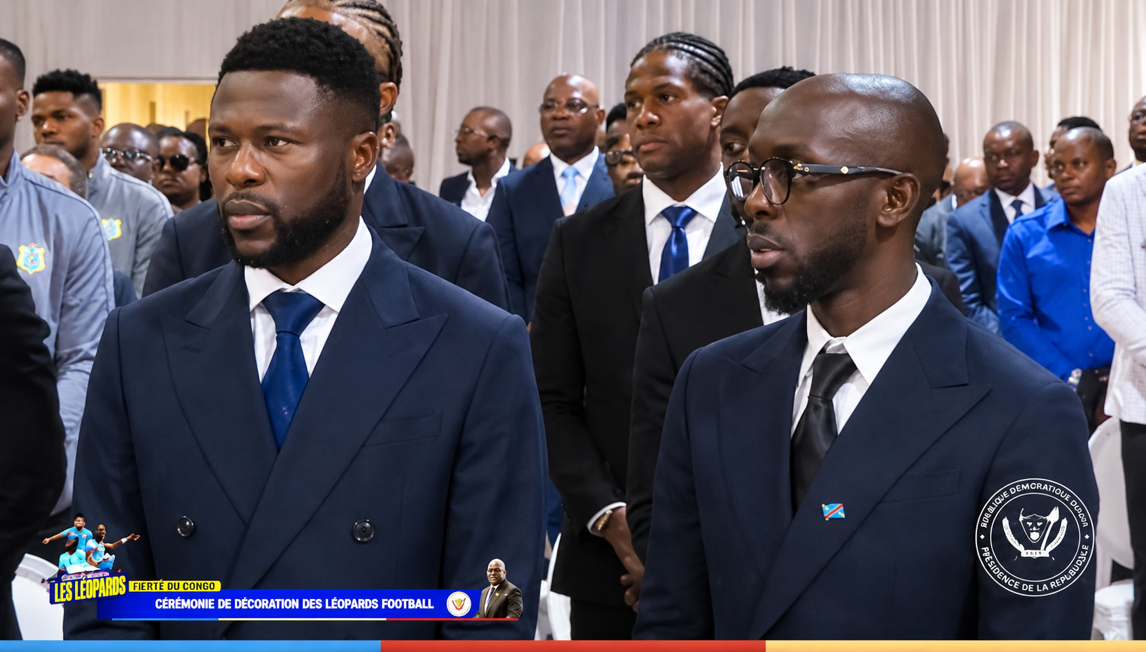 Les Léopards reçus et décorés par Tshisekedi : le Congo célèbre ses champions