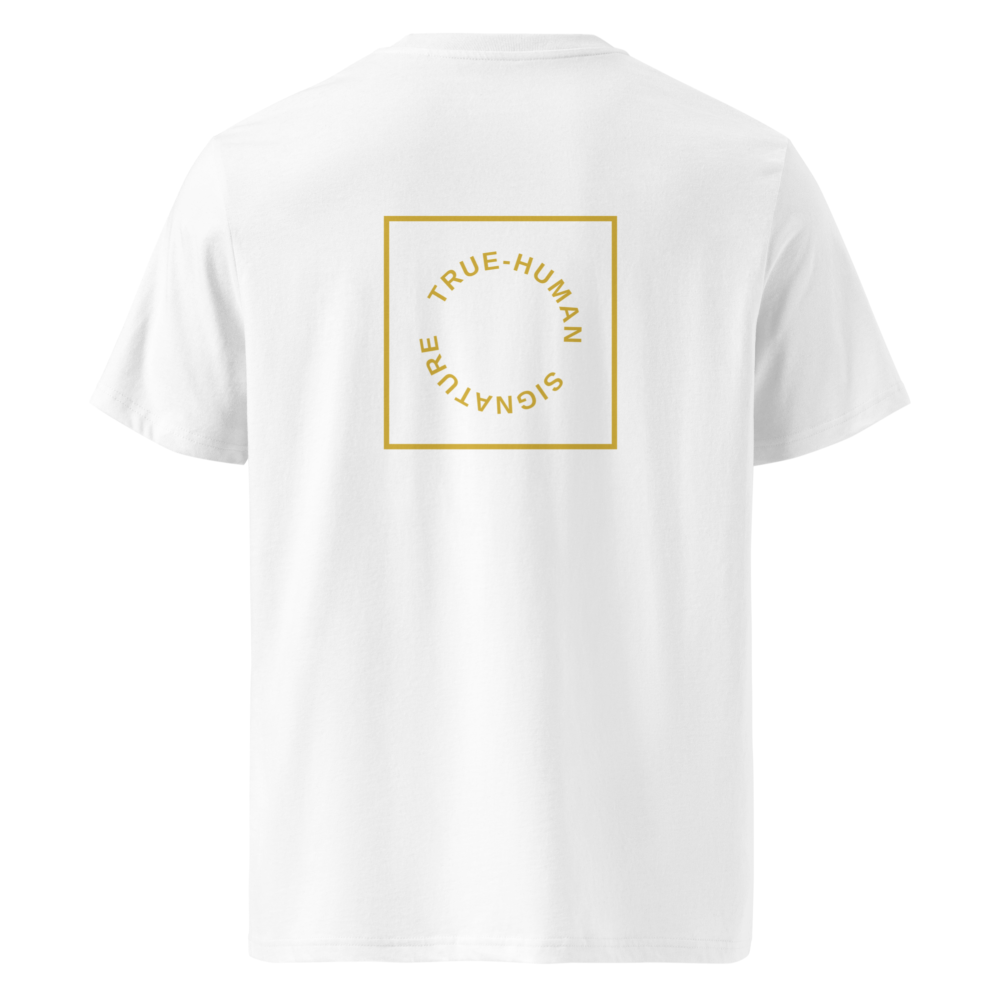 True-Human Signature Organic Tee: Gold Edition