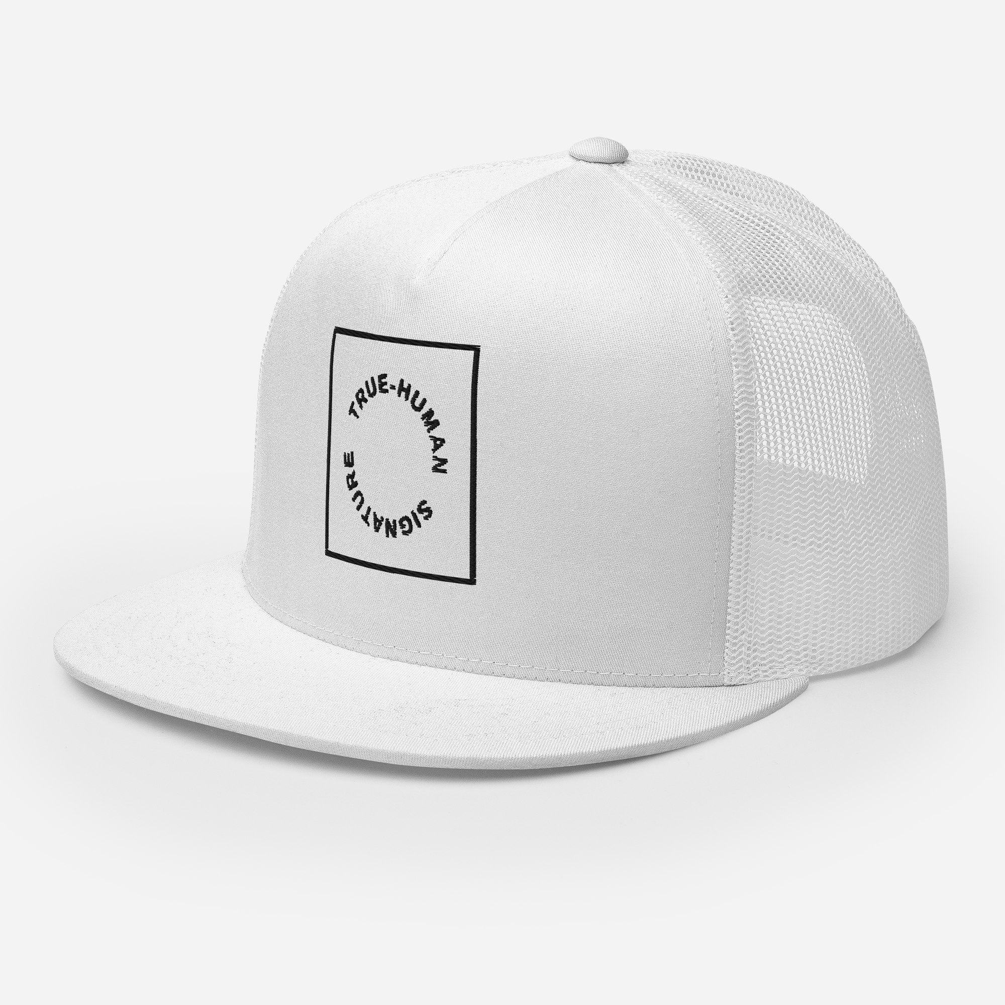True-Human Signature Snapback: White Edition