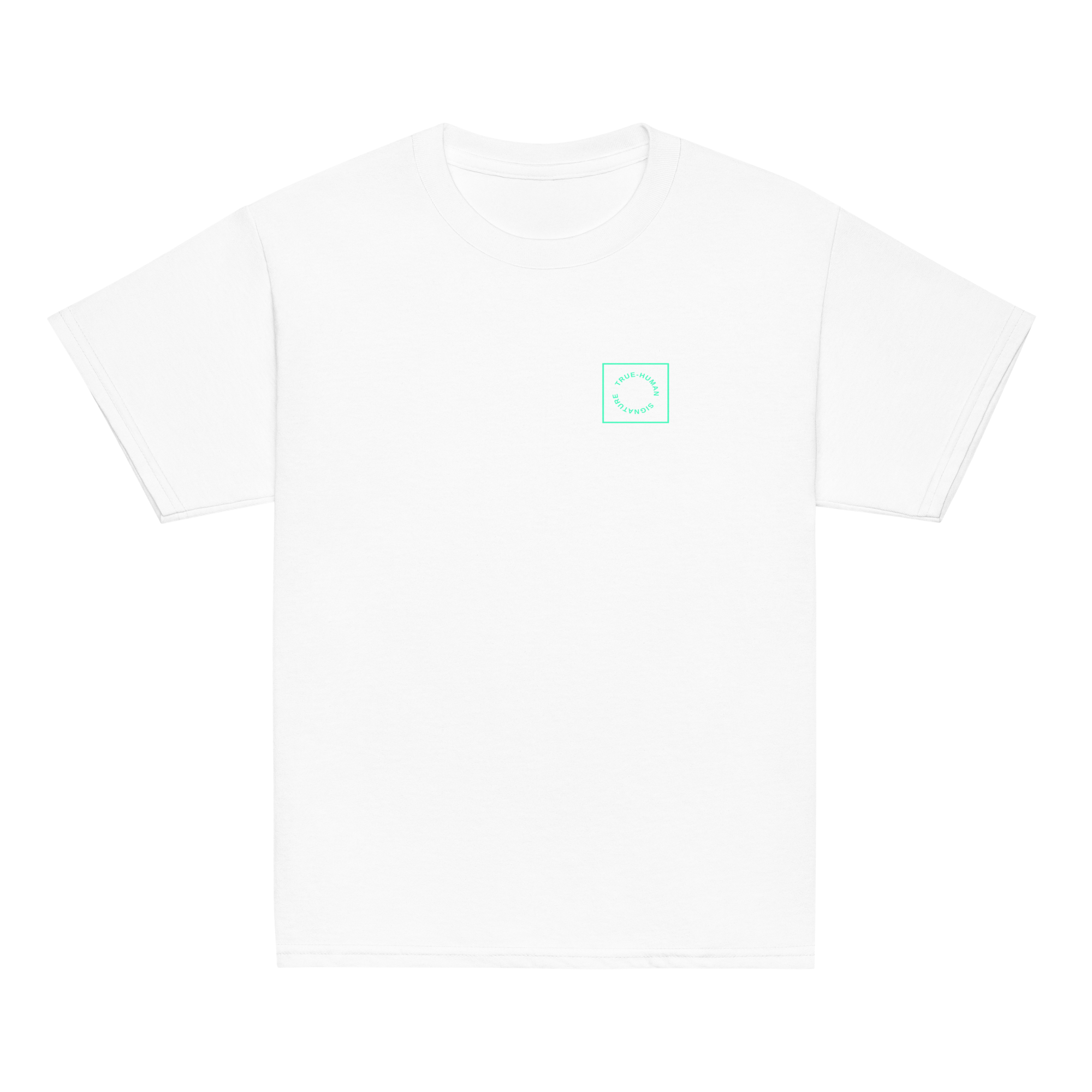 True-Human Signature Youth Tee Coral Edition Front Flat.png
