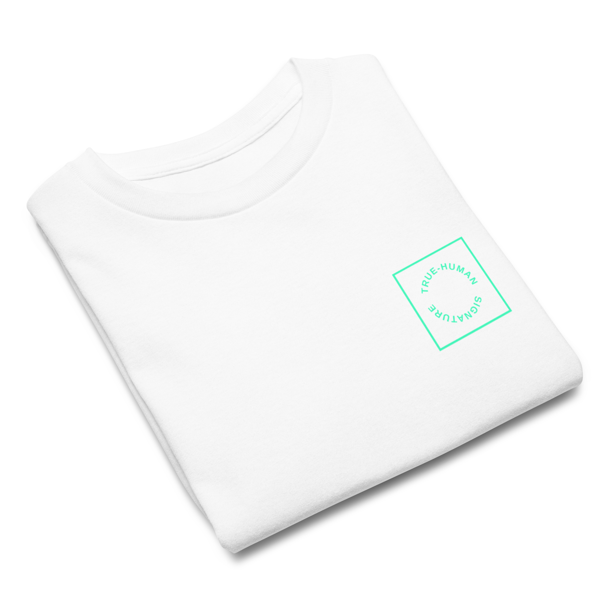 True-Human Signature Youth Tee Coral Edition Fold.png