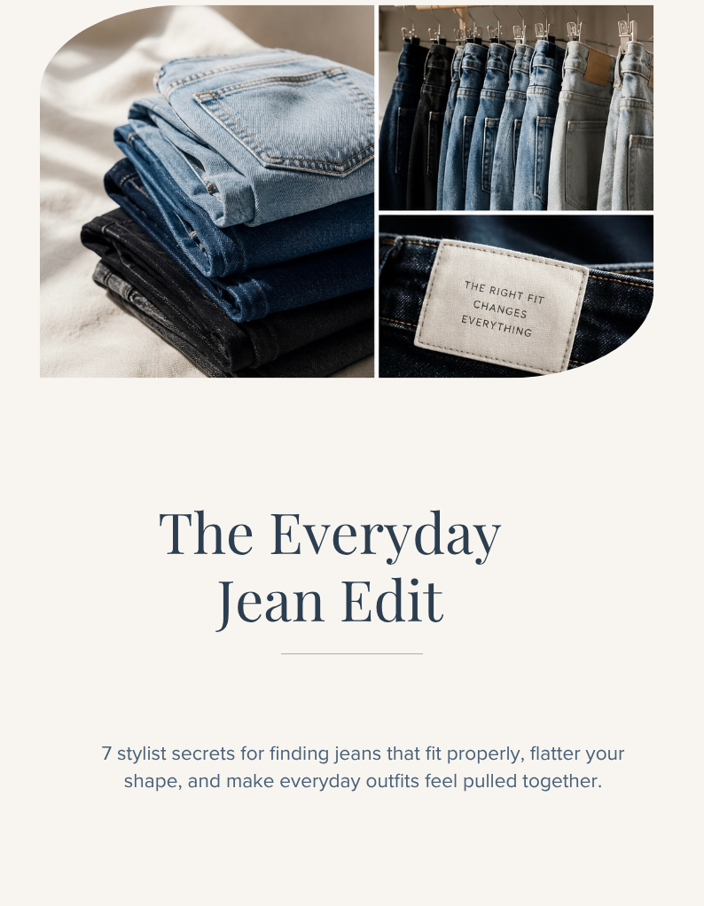 the everyday jeans edit cover image