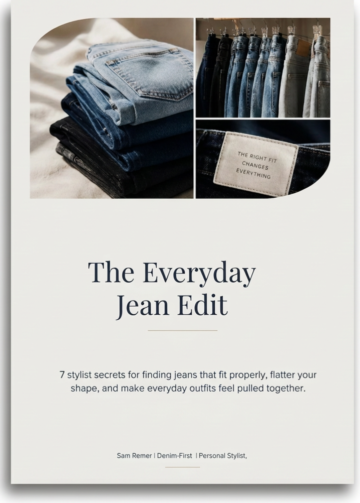 The Everyday Jean Edit free guide to finding jeans that fit and flatter