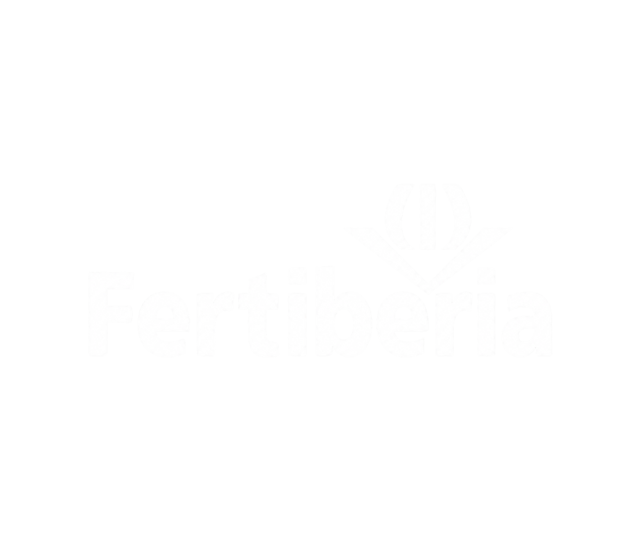 Black and white logo with the phrase 'Fertibon' and an upward-pointing arrow at the end of the word