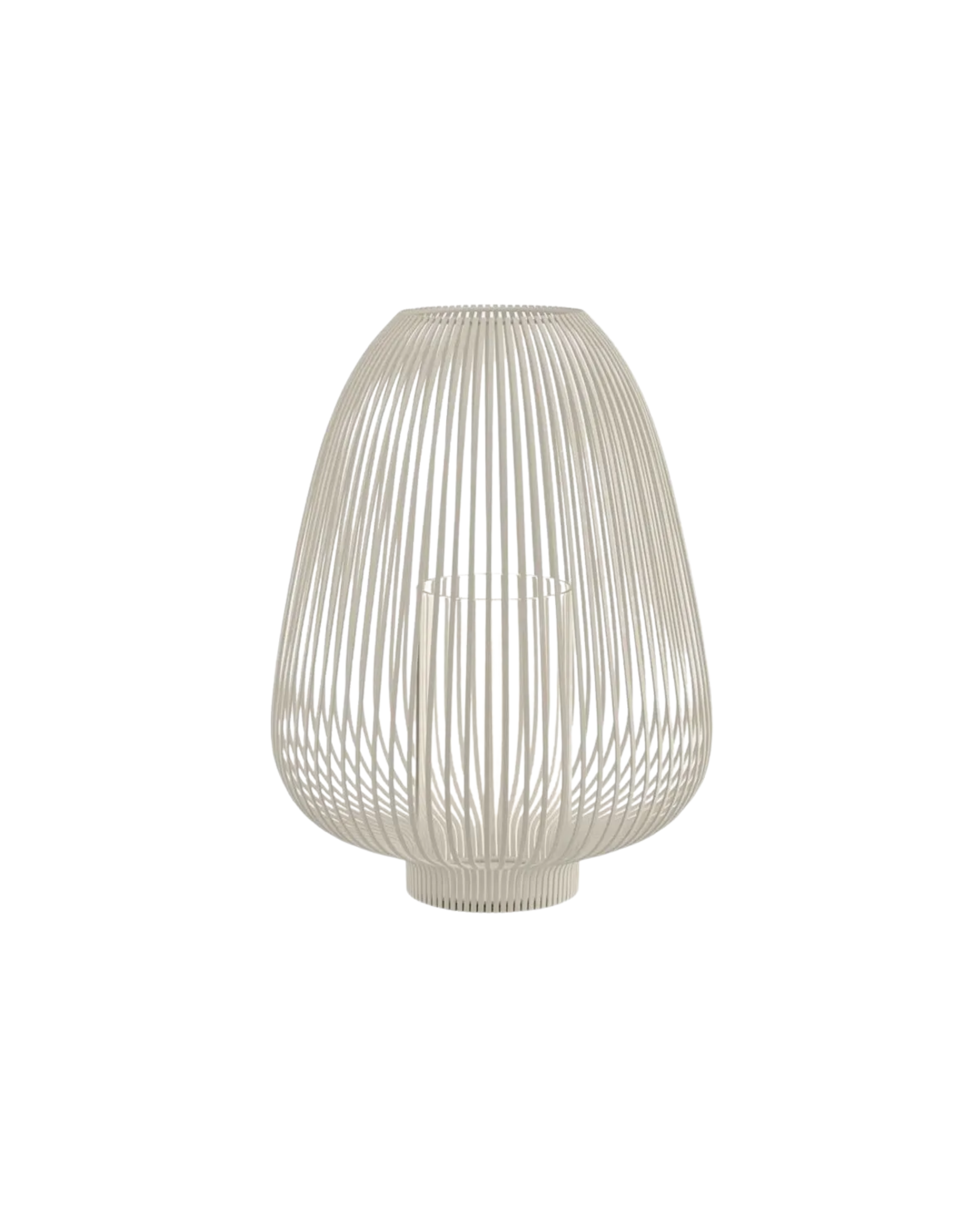 Luminária blomus lyva 33x45cm bege
