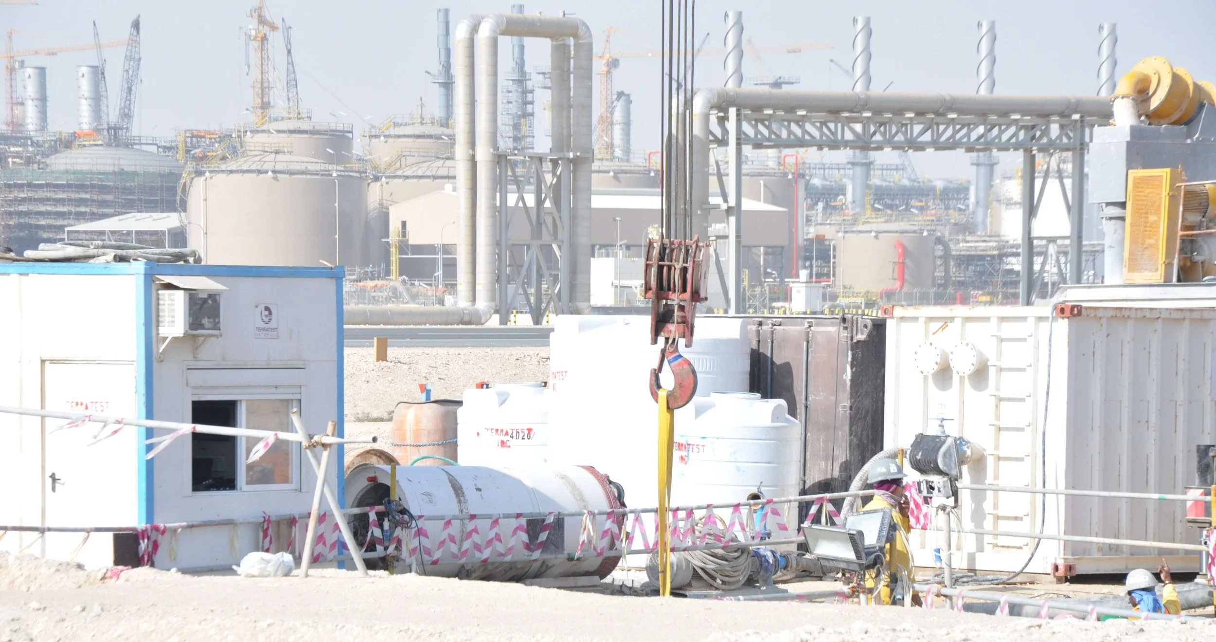 Ras Laffan petrochemical plant site