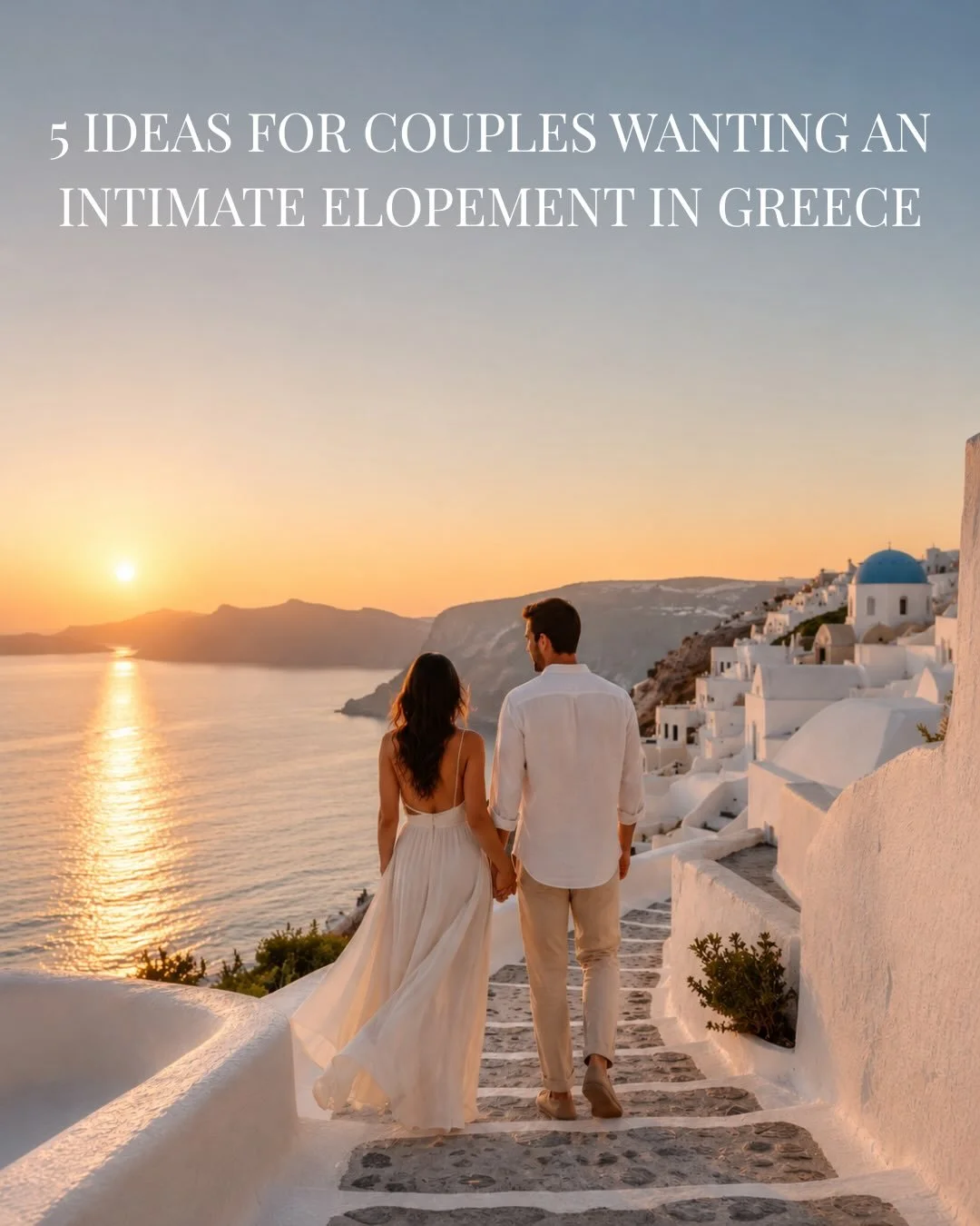Dreaming of an intimate elopement in Greece?

From hidden beaches and traditional villages to luxury villas and breathtaking clifftops, Greece offers some of the most unforgettable settings in Europe for couples wanting something a little more person