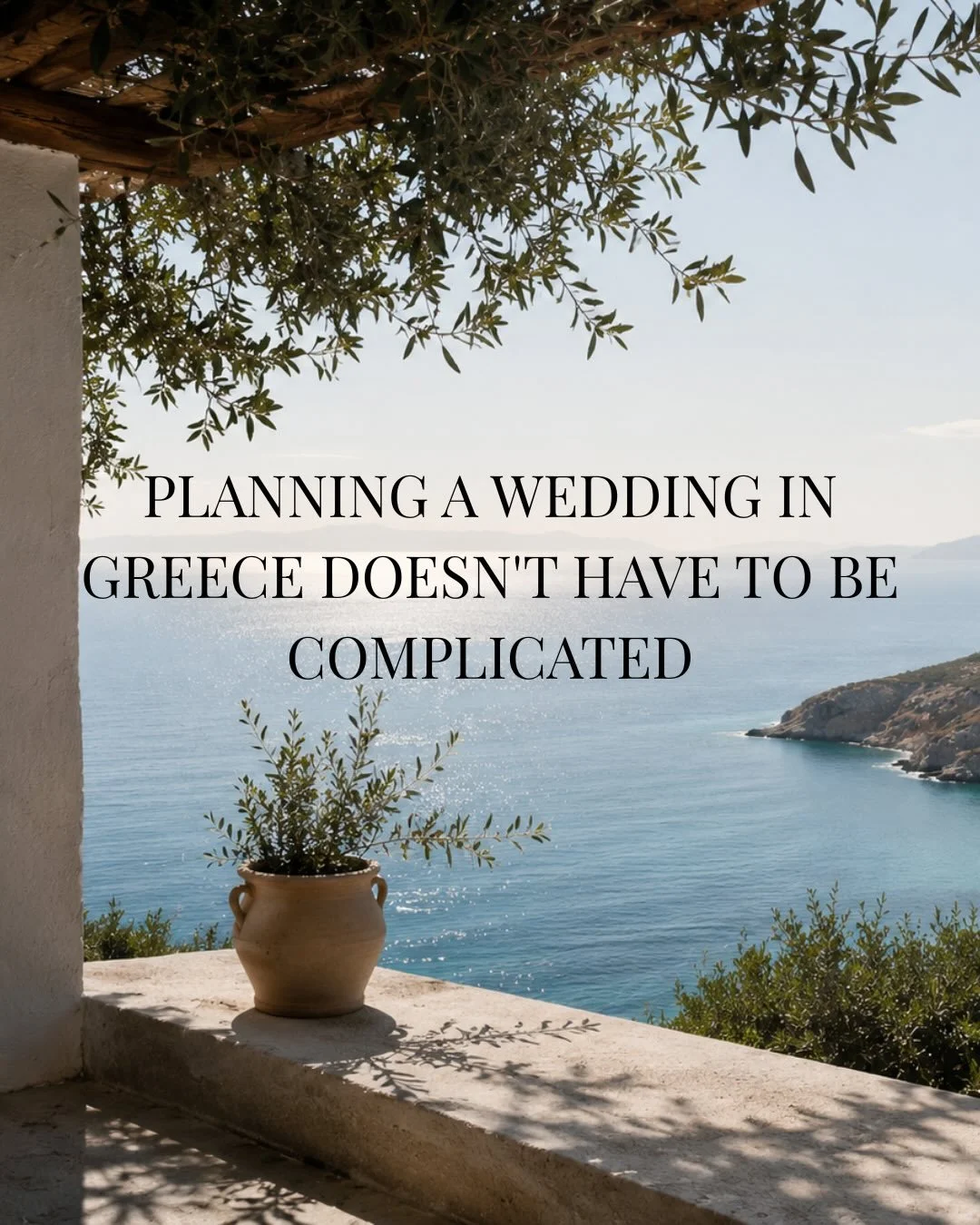 Planning a wedding in Greece doesn&rsquo;t have to be overwhelming.

Whether you&rsquo;re dreaming of an intimate elopement, a beachfront ceremony, or a destination wedding surrounded by family and friends, we&rsquo;re here to help make the process s
