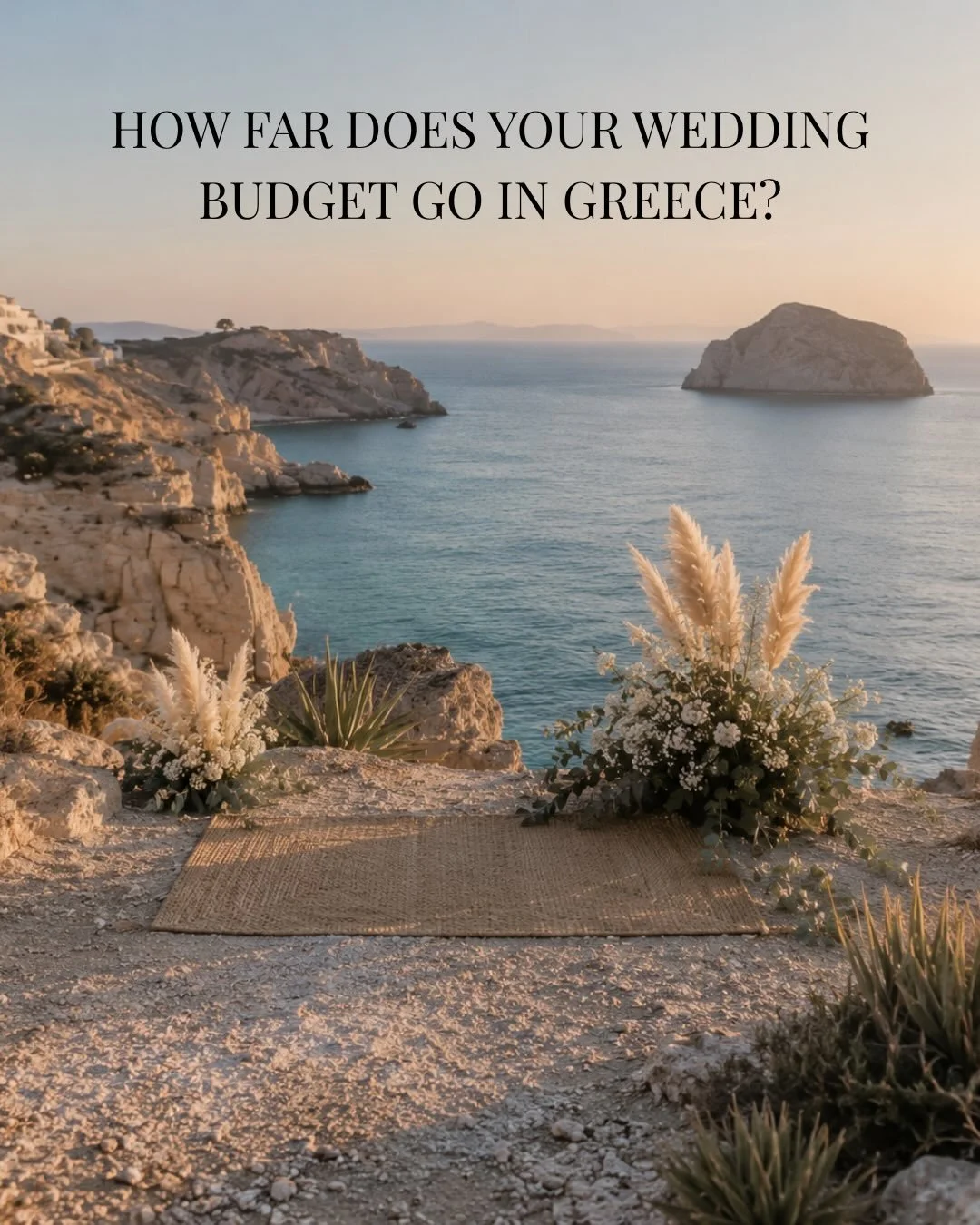 How much do you really need for a wedding in Greece? 

From intimate elopements to larger destination weddings, Greece offers options for a wide range of budgets.

Swipe through to see what &euro;10,000, &euro;20,000 and &euro;30,000 can typically ac