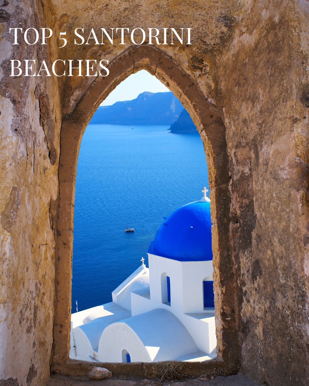 Top 5 Santorini Beaches

If you&rsquo;re visiting Santorini this summer, make sure these beaches are on your list:

🏖️ Perissa Beach
🏖️ Red Beach
🏖️ Kamari Beach
🏖️ Vlychada Beach
🏖️ Monolithos Beach

Which one would you visit first?

#Santorini