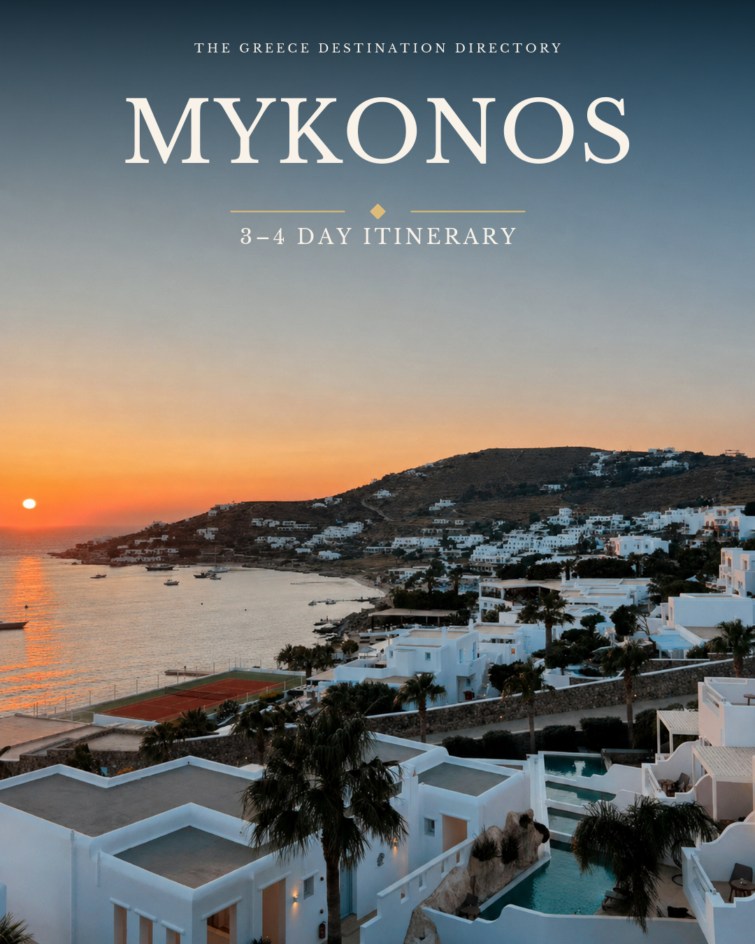 Custom Mykonos 3-4 Day Itinerary