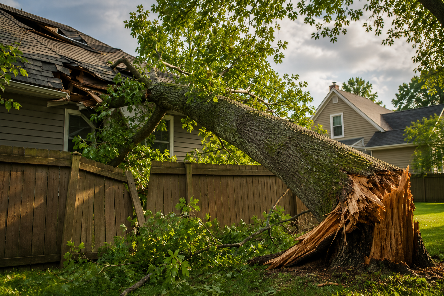 If My Tree Falls on My Neighbor's Property in Georgia, Who Pays?